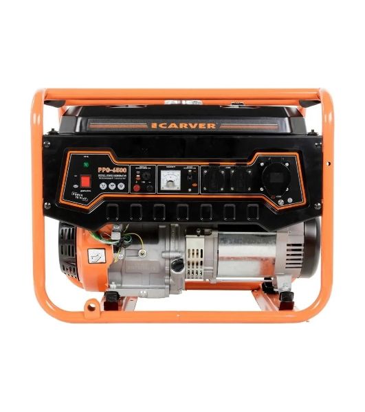 Электрогенератор бензиновый Carver PPG-6500, 5.5 кВт, 74 дБ, 79 кг