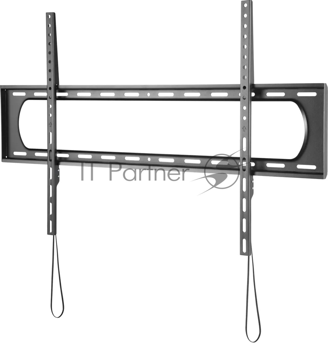 Кронштейн для телевизора Ultramounts UM825F черный 60"-120" макс.120кг настенный фиксированный