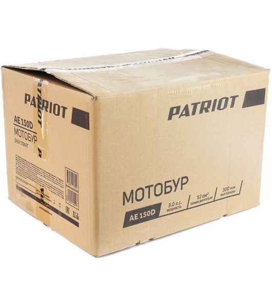 Мотобур бензиновый PATRIOT PT AE150D (без шнека) easy start