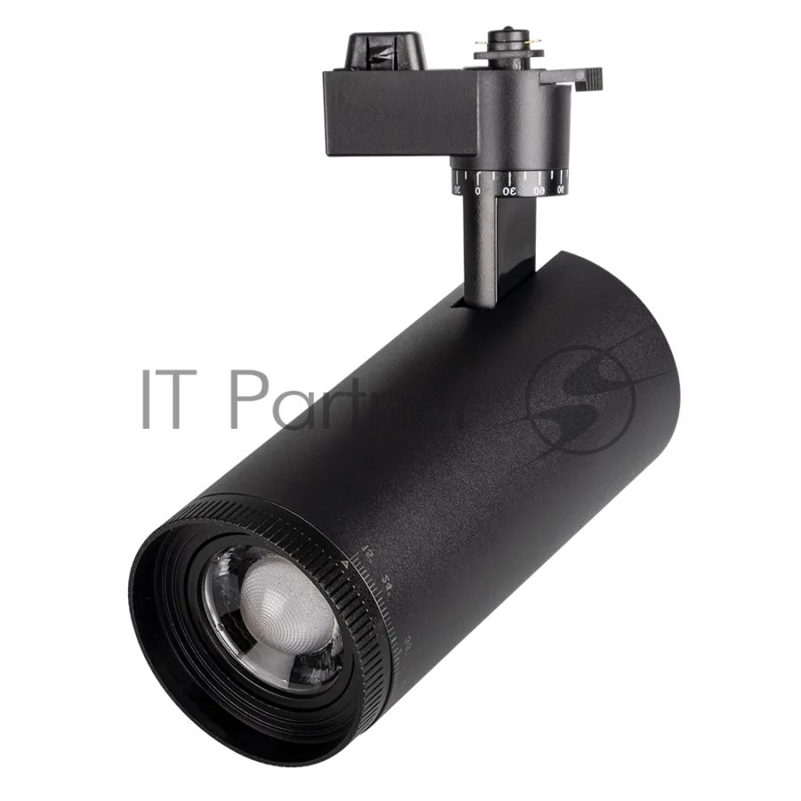 Прожектор трековый PTR 0728 ZOOM 28w BL ZOOM Черный