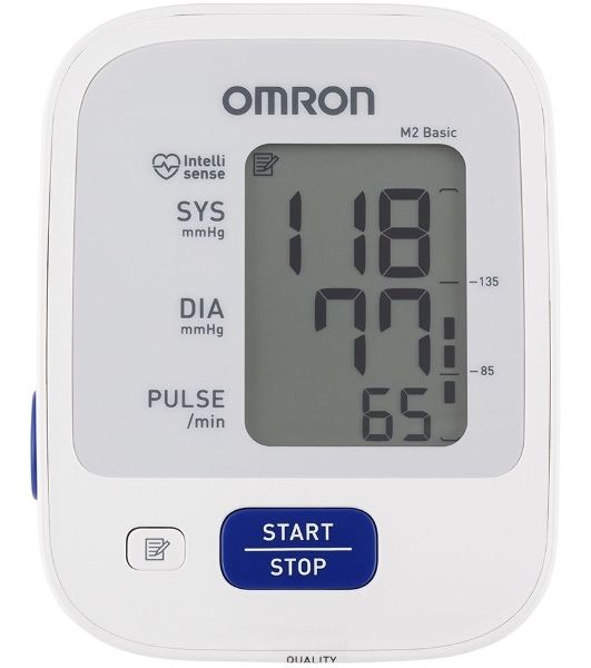 Тонометр OMRON M2 Basic (HEM-7121-ARU) с адаптером