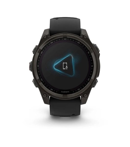 Умные часы Garmin Fenix 8, 1.6" AMOLED, Wi-Fi, Bluetooth, NFC, 100м, серый / черный