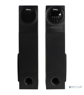 Акустическая система Dialog Progressive AP-2300 черный 2.0 (80W RMS, BT, FM, USB, SD, беспр.микрофон,ДУ)