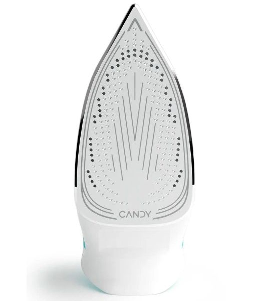 Утюг Candy CI-104 белый/бирюзовый, 2700 Вт, 50 г/мин, 160 г/мин, 370 мл