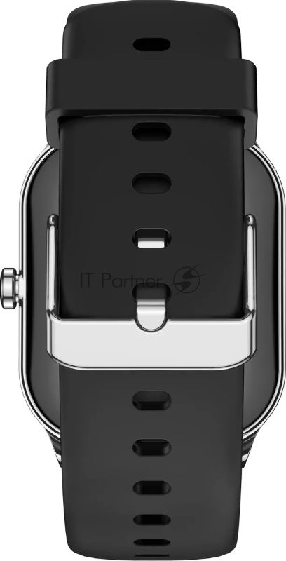 Смарт-часы Amazfit Pop 3S A2318 1.96" AMOLED корп.серебристый рем.черный (1746287)