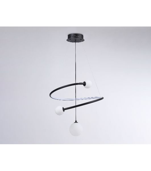 Светильник Ambrella light FL66303 BK черный 39W 3000K-6400K+G9 D500*1200 (ПДУ ИК)