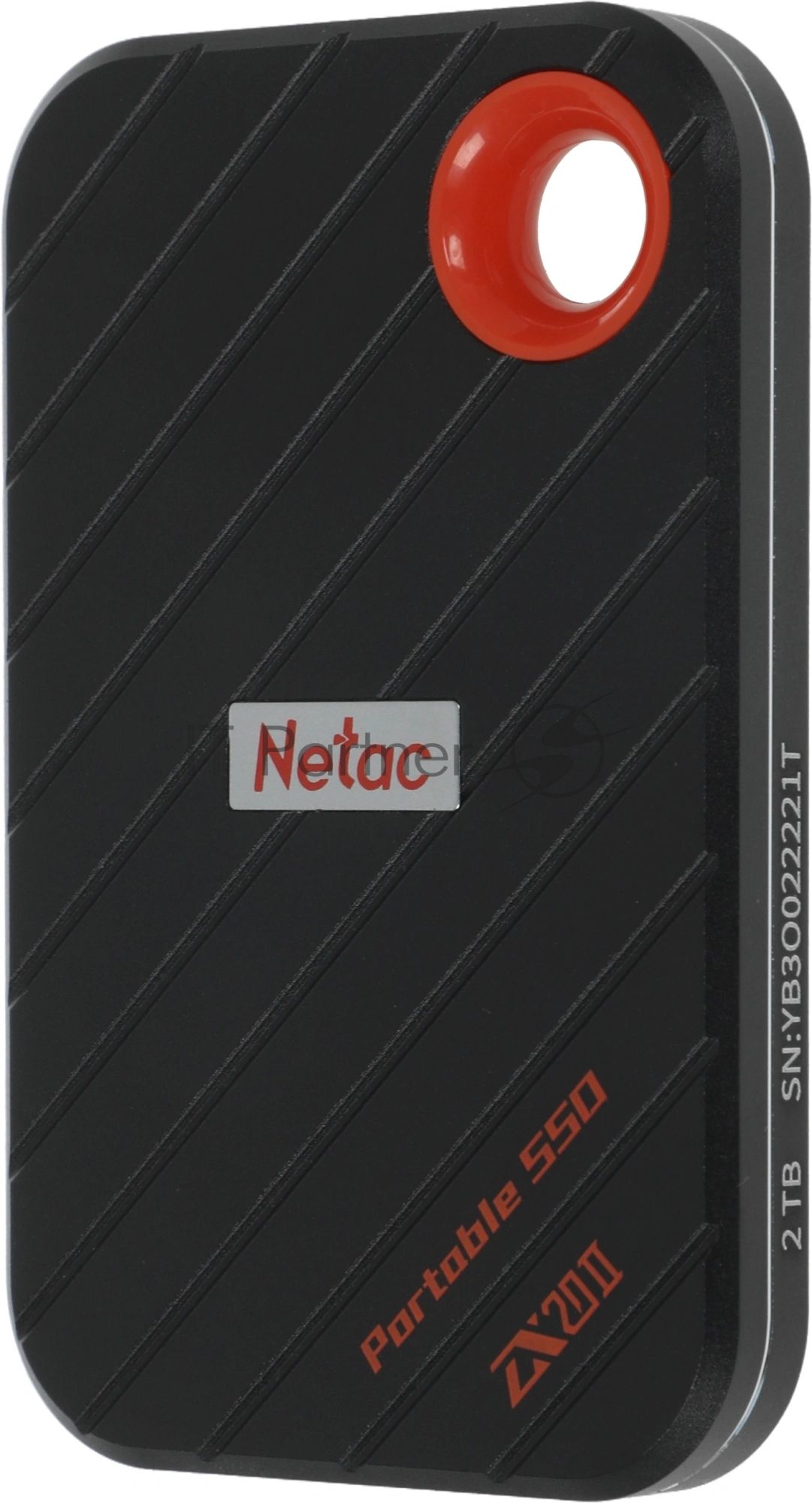 Внешний SSD Netac ZX20 II, 2TB, USB 3.2 Gen 2 Type-C, R/W 2000/1800, черный