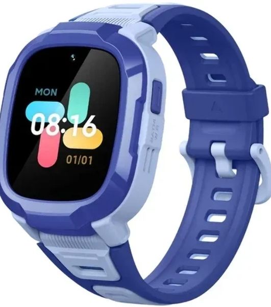 Детские умные часы Mibro Kids P6, 1.4" TFT, 4G, Bluetooth, USB Type-C, IPX7/WR20, синий