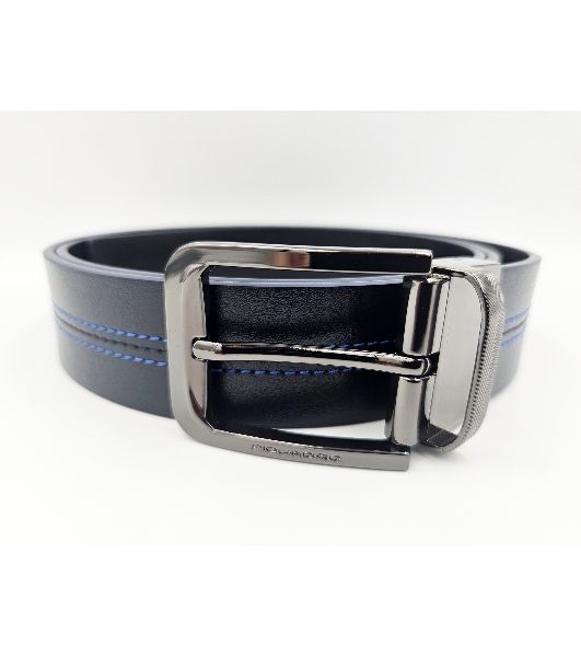 Ремень мужской Piquadro Blue Square CU6742B2/BLUN 125х3.5 см синий/черный натур.кожа
