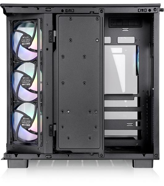 Компьютерный корпус Thermaltake View 380 XL TG ARGB черный без БП E-ATX 2x120мм 2xUSB3.0 audio bott PSU
