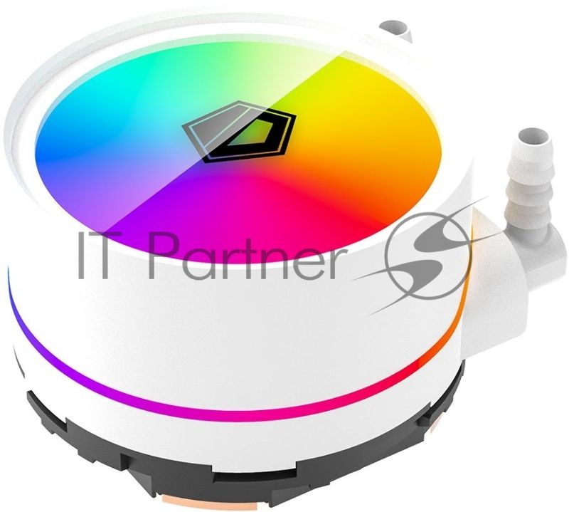 Комплект водяного охлаждения ID-Cooling ZOOMFLOW_240XT_SNOW белый 120мм алюминий+медь 1500rpm 26.4db 4-pin 250W