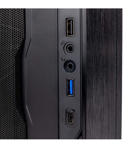 Корпус Hiper Vi7B черный 180W miniITX 1x92mm 2xUSB2.0 1xUSB3.0 audio bott PSU