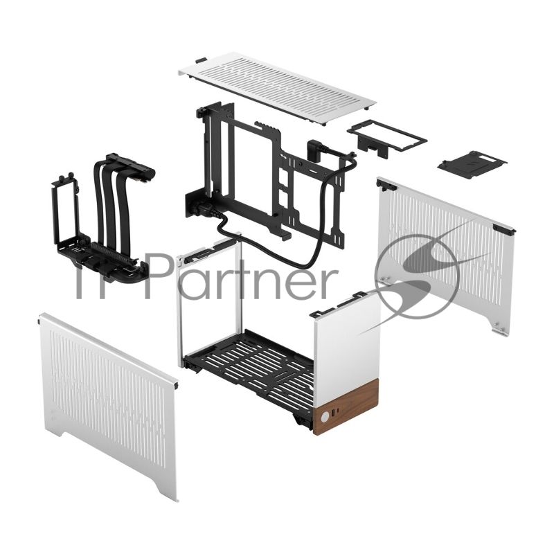 Компьютерный корпус без блока питания Fractal Design Terra, Mini-Tower, no fans, 1xUSB-A 3.0 + 1xUSB 3.2 Type-C, SFX PSU Support, mITX Silver