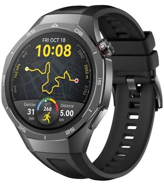 Умные часы Huawei Watch GT 5 Pro VLI-B29, 1.43" AMOLED, Bluetooth, NFC, GPS, IP69K, черный