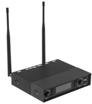 Микрофонная радиосистема Axelvox DX800FK UHF 650 - 758 MHz, подавитель обратной связи, цифровая модуляция, LCD дисплей, DSP, ручной микрофон - 2 шт.
