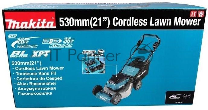 Газонокосилка аккумуляторная Makita DLM530Z, 18 В, 0 Ач