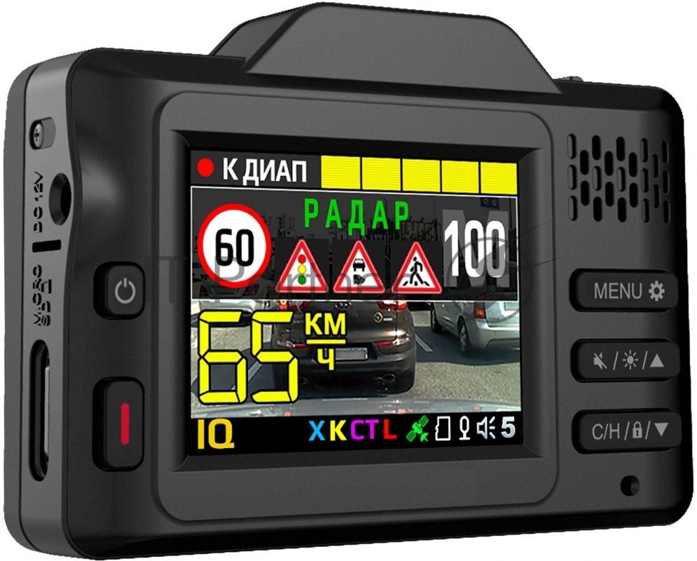Видеорегистратор с радар-детектором Inspector Piranha GPS ГЛОНАС черный