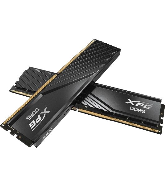 Оперативная память ADATA Lancer Blade, DDR5, 64GB (2x32GB), 5600 MHz, CL46, с радиатором, черный