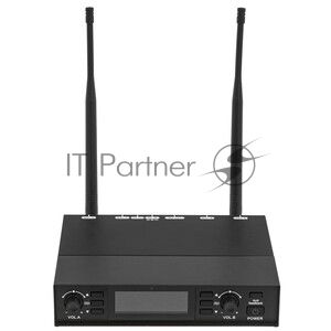 Микрофонная радиосистема Axelvox DX800FK UHF 650 - 758 MHz, подавитель обратной связи, цифровая модуляция, LCD дисплей, DSP, ручной микрофон - 2 шт.