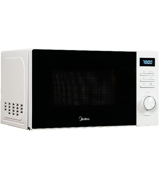 Микроволновая печь Midea AM720C2VR-W белый, 20 л, 700 Вт, переключатели - кнопки, поворотный механизм