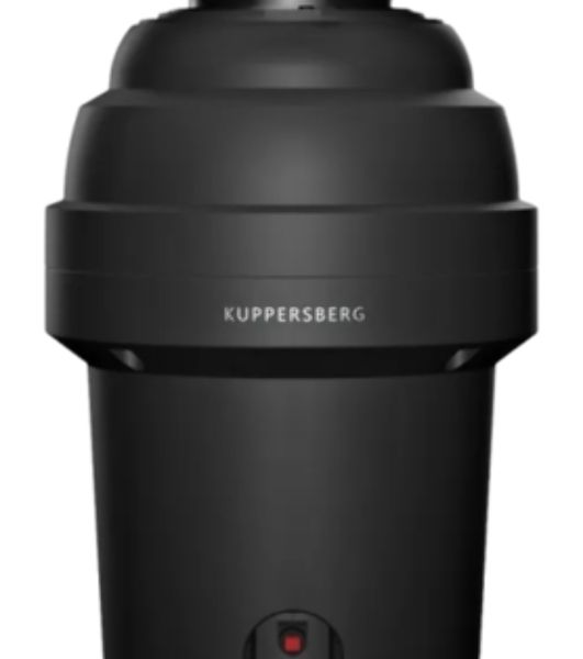 Измельчитель пищевых отходов Kuppersberg WSS 550 B, High-Tech, мощность 550 Вт, 3400-3800 об/мин, защита от перегрева, авто выключение, DC мотор, уровень шума 75 дБ, черный