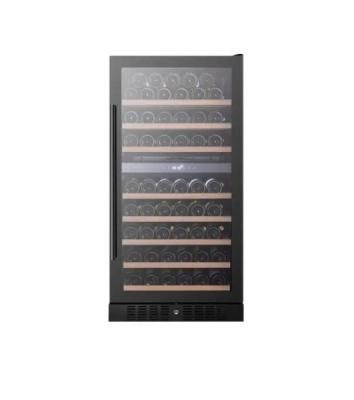 Винный шкаф Temptech CL120DB черный, 261 л, 2 отсека, 94 бут., класс G
