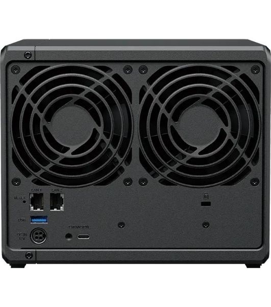 Сетевое хранилище Synology DiskStation DS925+ черный (AMD Ryzen V1500B/4Gb/4 pcs (3.5" or 2.5" SATA or SSD)/1xM.2 2280 NVMe SSD/RAID/1x4Gb/no WIFI) (DS