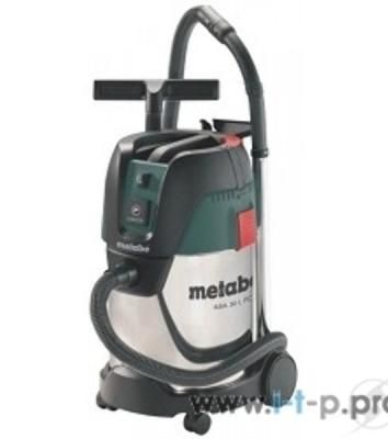 Пылесосы строительные Metabo ASA 30 L PC Inox 602015000 Пылесос 1250вт,роз,ручн.очистка, бак 30л, вес 9.6 кг