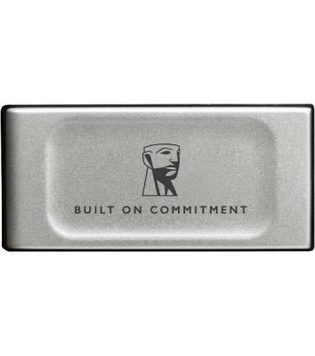 Внешний SSD Kingston XS2000, 2TB, USB 3.2 Gen 2x2 Type-C, R/W 2000/2000, серебристый