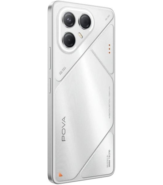 Смартфон Tecno Pova 7 5G LJ7, 8/256Gb, серебристый