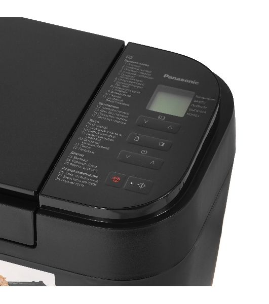 Хлебопечка Panasonic SD-R2530KTS черный, 550 Вт, 1.1 кг, 28 программ