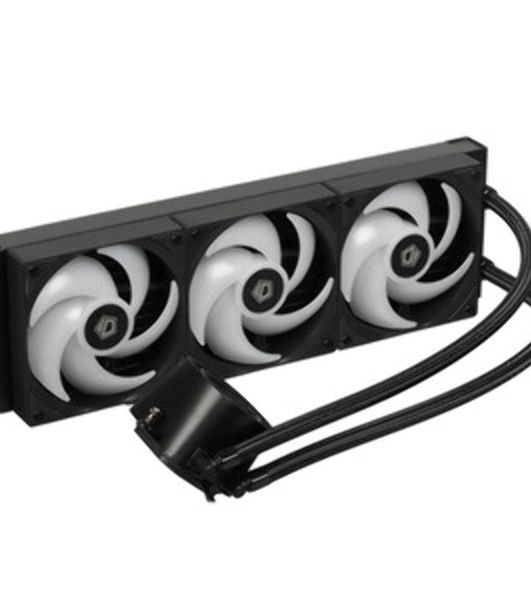 Система жидкостного охлаждения ID-Cooling FX360 LCD PE (Soc 1851/1700/1200/115X/AM5/AM4, 3x120мм fan, 2450rpm, 34.3 дБ, 350W, PWM 4-pin, Al+Cu) (FX360 LCD PE)