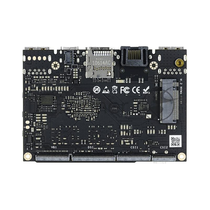 Одноплатный компьютер Khadas VIM4 Active cooling kit ARM Cortex-A73 4-Core + Cortex-A53 4-Core Amlogic A311D2 2.2GHz 8+32Gb