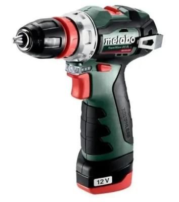 Дрель-шуруповерт Metabo PowerMaxx SB Basic, 12 В, 2 Ач, 34 Нм, щеточный, ударный