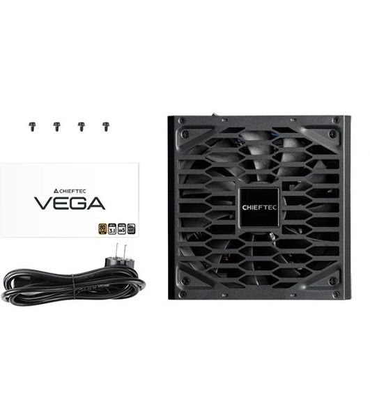 Блок питания Chieftec Vega PPG-750-S, 750Вт, 80 PLUS Gold, 135мм, черный