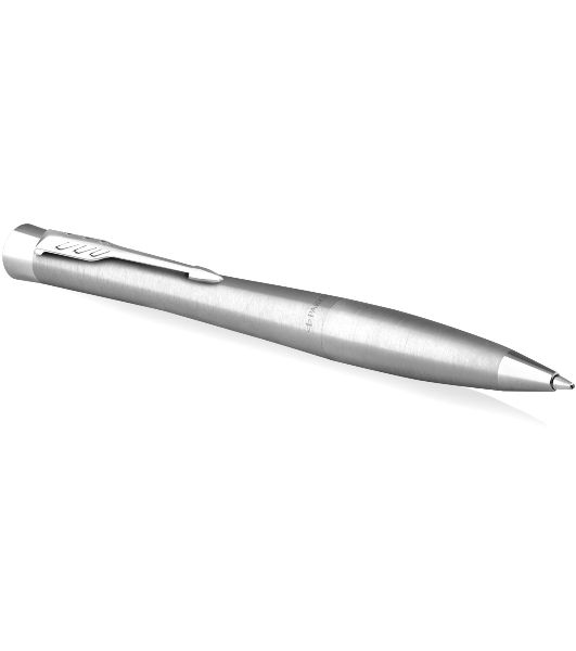 Ручка шариковая Parker Urban Core K314 (CW2143641) Metro Metallic CT, M, синие чернила, подарочная коробка