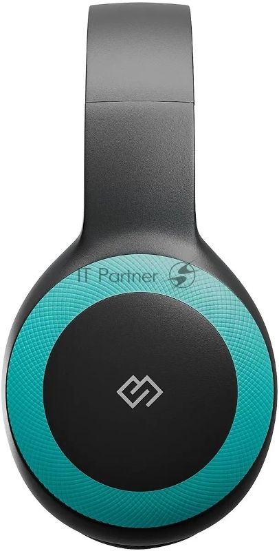 Гарнитура накладные Digma BT-15 черный/голубой беспроводные bluetooth оголовье