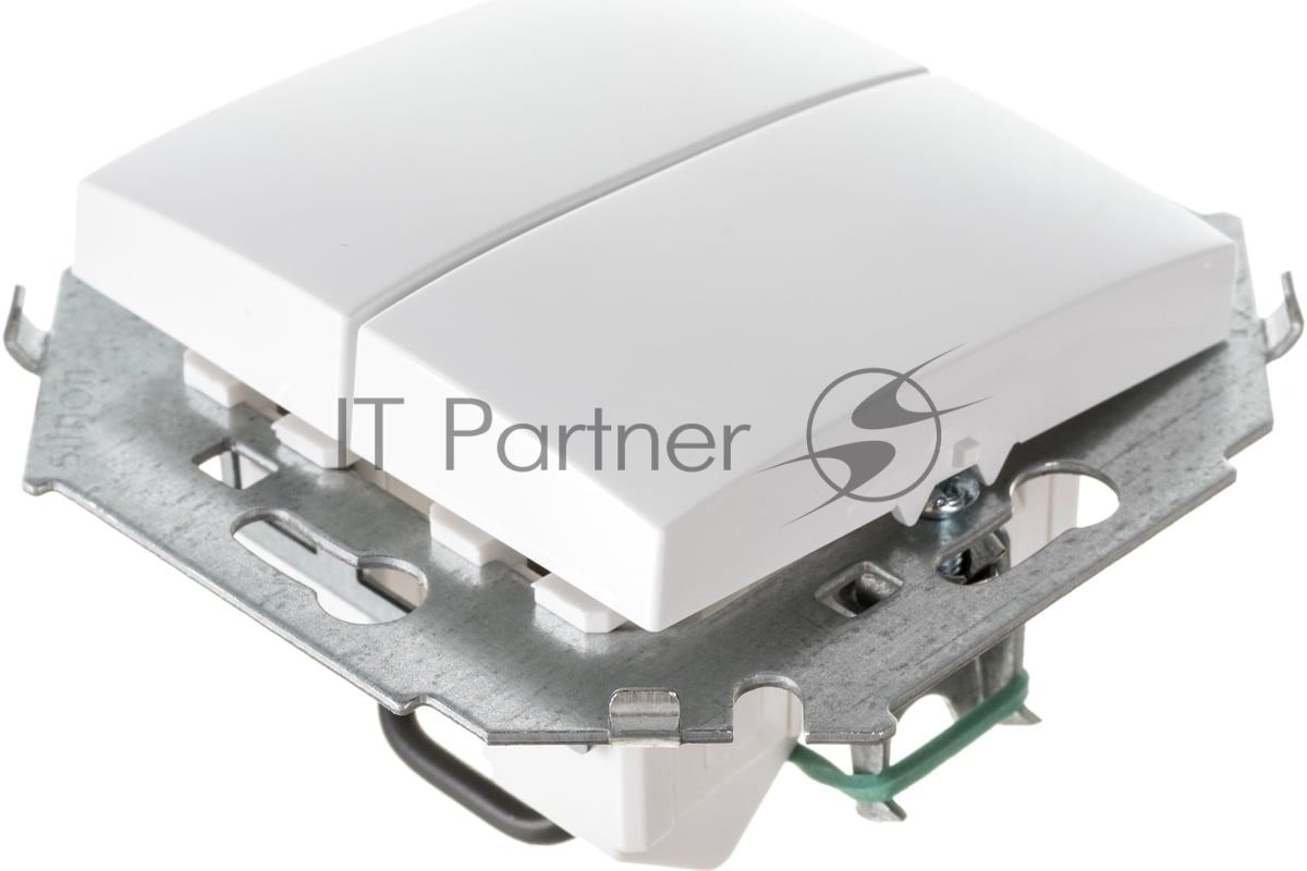 Механизм выключателя 2-кл. СП Simon15 16А IP20 бел. Simon 1591398-030
