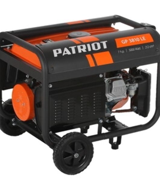 Электрогенератор бензиновый Patriot GP 3810LE, 3 кВт, 67 дБ, 49 кг