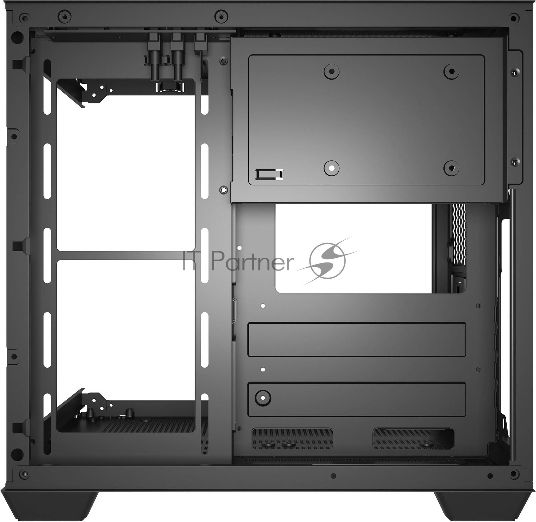 Компьютерный корпус Bloody CC-121 черный без БП mATX 7x120мм 1xUSB 2.0 1xUSB 3.0 audio