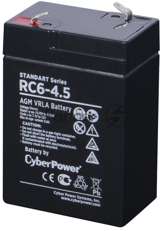 Батарея SS CyberPower Standart series RC 6-4.5 / 6V 4.5 Ah