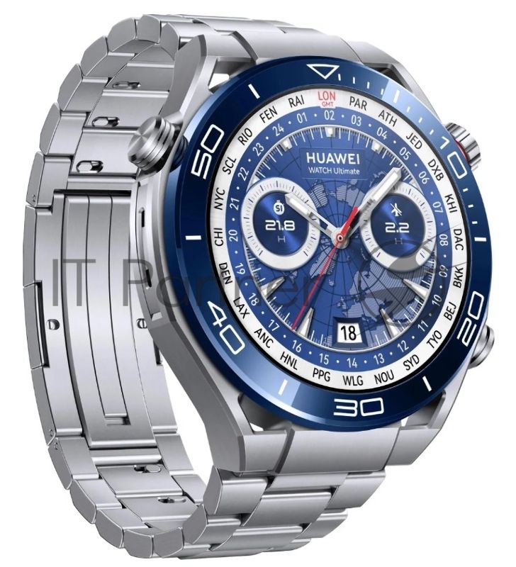 Смарт-часы Huawei Watch Ultimate CLB-B19 серебристый/серебристый