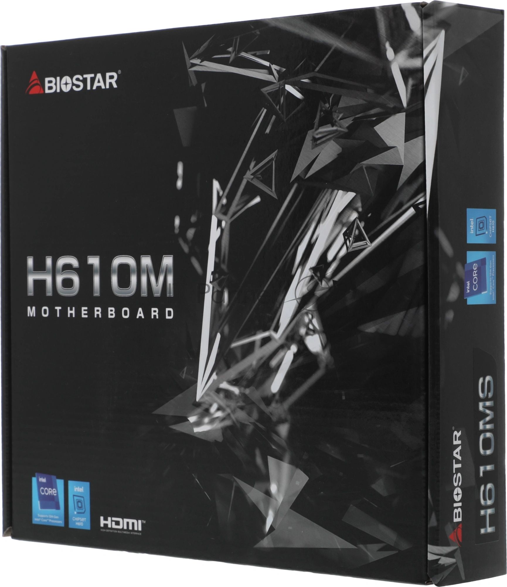 Материнская плата Biostar H610MS, LGA1700, Intel H610, 2xDDR4, 4xSATA, 1xM.2, 1xPCIe 4.0 x16, 1xPCIe 3.0 x1, 1xHDMI, 1xDisplayPort, 1x 1Gb LAN, 1xUSB 3.2 Gen 1, 4xUSB 2.0, 3x3.5 мм, 7.1, microATX