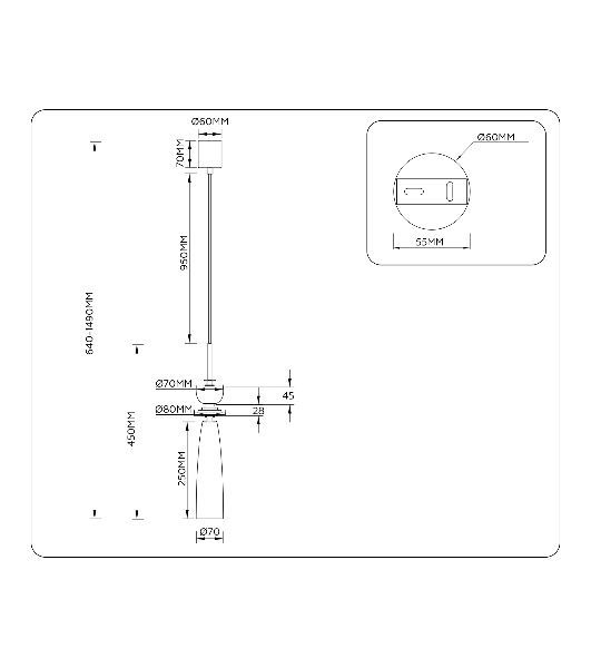 Светильник Ambrella light LH75365 GD/WH золото/белый G9 max 28W D70*1490