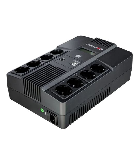 Источник бесперебойного питания Ермак 800 ВА/480 Вт, 8xSchuko, LED, USB (СБП ЕРМАК 220-220.0,8-32-ВНЛ)