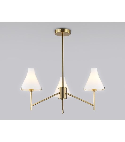 Люстра Ambrella light LH57131/3 BS/FR латунь/белый матовый E14/3 max 40W D650*590