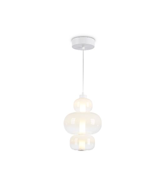 Подвесной светодиодный светильник Ambrella light LH11056 WH/FR белый/белый матовый 18W 3000K D230*350