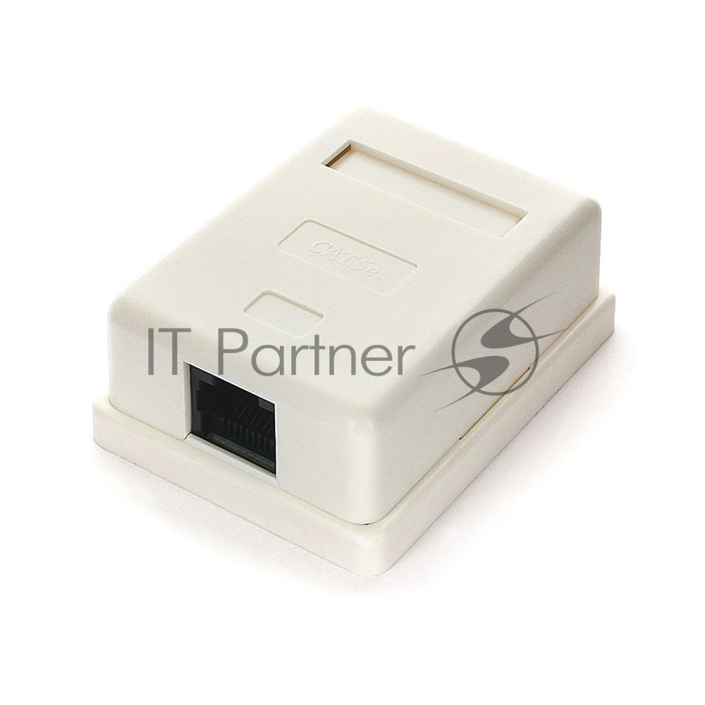 Розетка GEMBIRD NA212 RJ-45 кат.5e внешняя 1 порт, 110/Krone