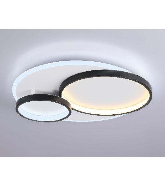 Светильник Ambrella light FA7719 WH/BK белый/черный 3000K-6400K 64W 490*470*90 (ПДУ РАДИО 2.4G)