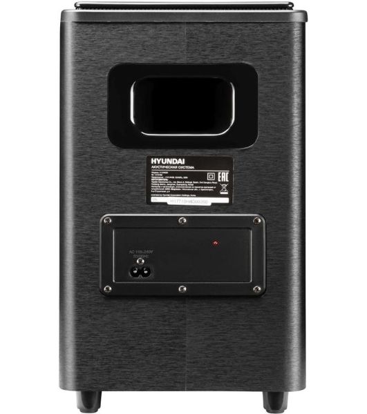 Микросистема Hyundai H-HA650 черный 150Вт FM USB BT SD/MMC/MS